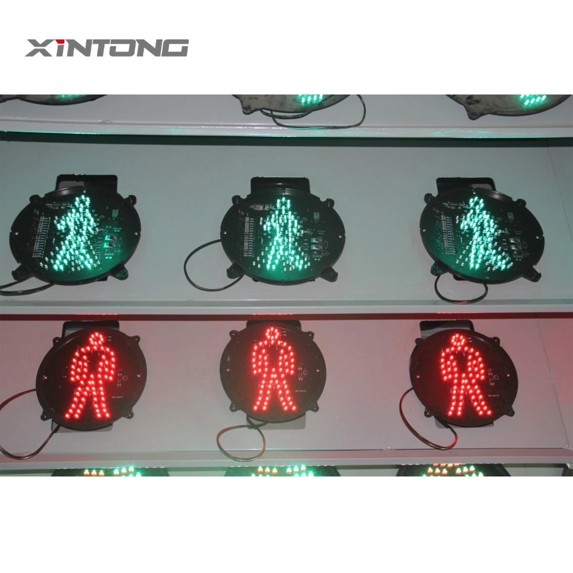 200mm 300mm Red Yellow Green LED Traffic Light Signal for Road Cross