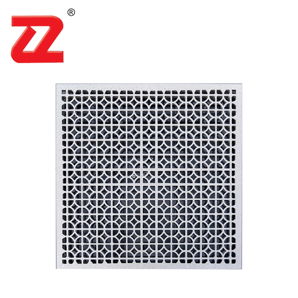 Easy Construction Cast Aluminum Honeycomb 55% Airflow Access Floor Panel for Telecommunications