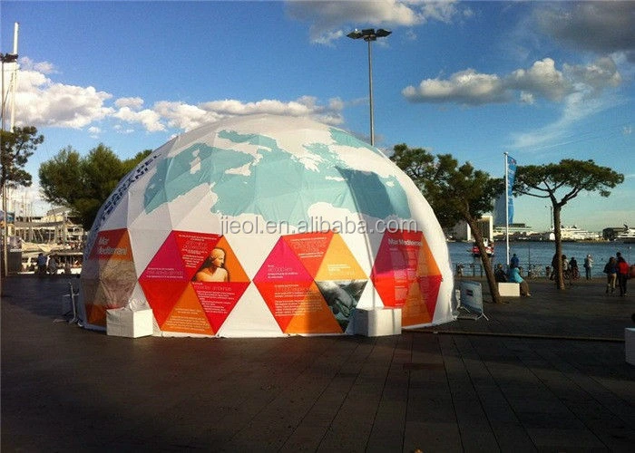 in Stock House Hub 15m Insulated 0.55km Wind Loading Resort Glamping Geodesic Dome