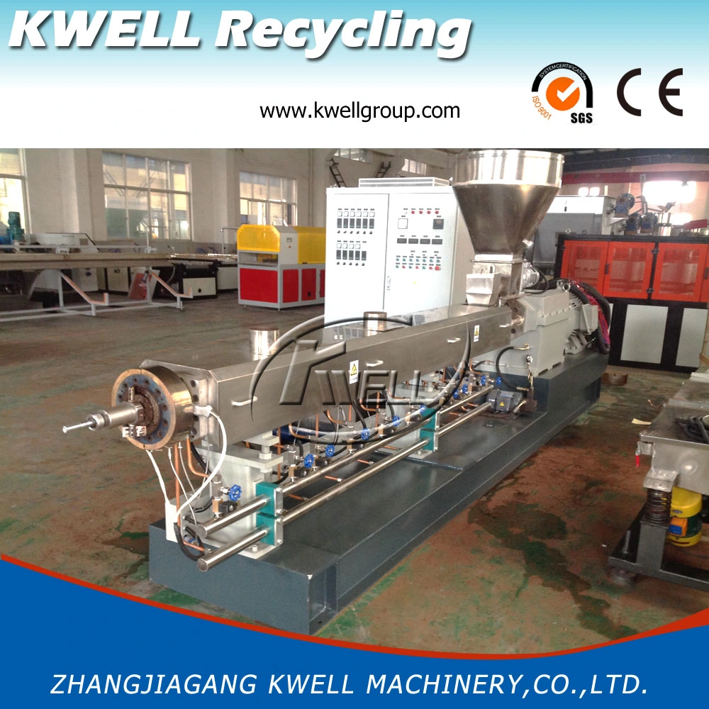 Plastic WPC Compounding Pelletizing Line Granulator Machine for Produce PE/PP+ Wood Pellets