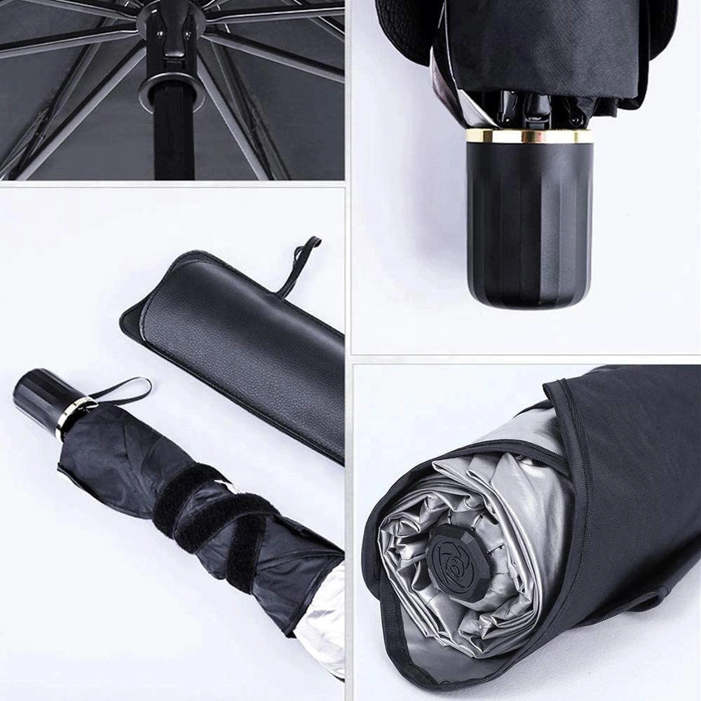 2020 100% auto parabrisas Protector de la sombrilla, Paraguas plegable 3 Parking UV calor Umbrella-Block sombrillas para la parte delantera de la ventana