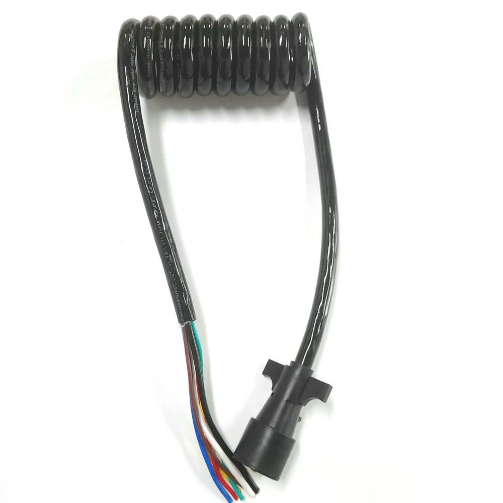 7 Core Spiral Extension Cable Wire