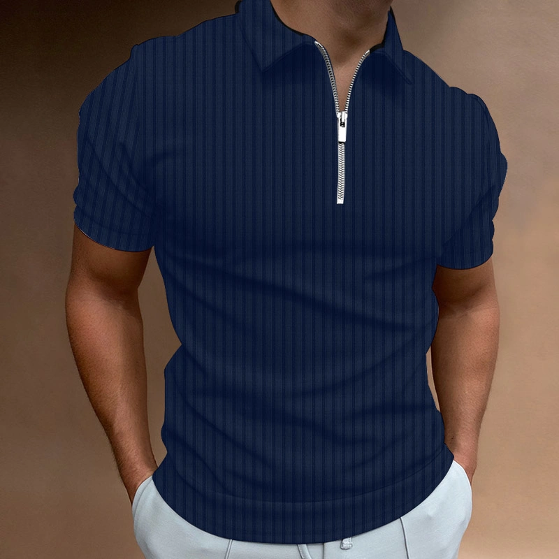 OEM ODM Polo personalizado para hombres ropa de moda informal Polo de golf de manga corta con camisa de verano para hombre