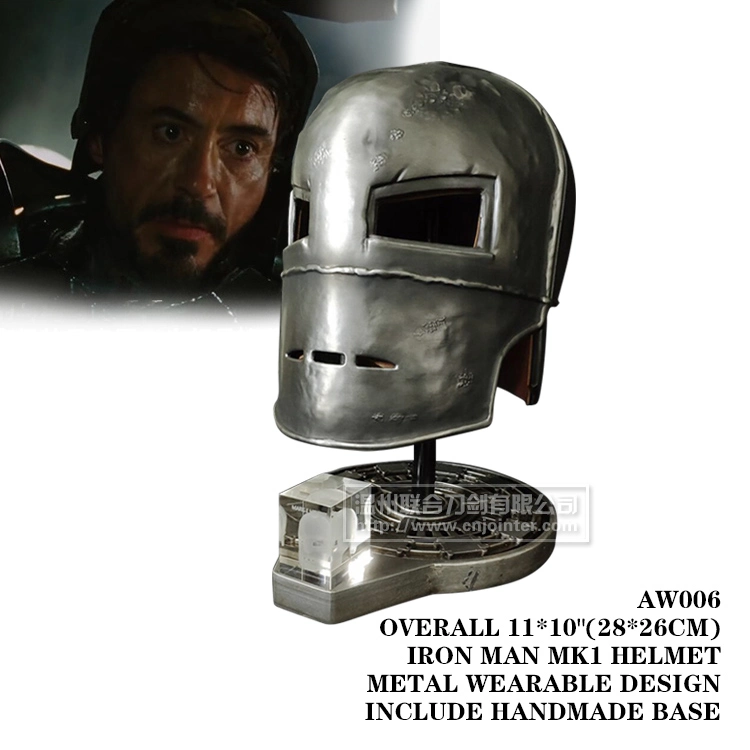 O Homem de Ferro Mk1 Capacete Metal Design usável