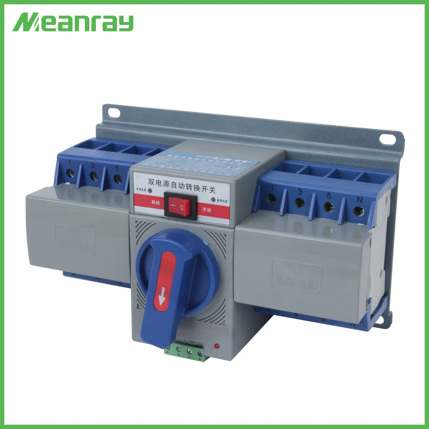 Single Phase ATS Automatic Transfer Switch Manual Changeover Switch 63A 2p 4p ATS Generator Controller