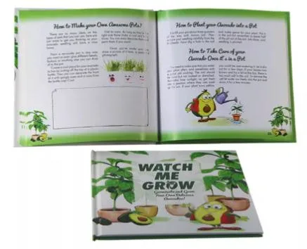 Learn Vegetables Hardcover Book Printing High quality/High cost performance  Hardbook