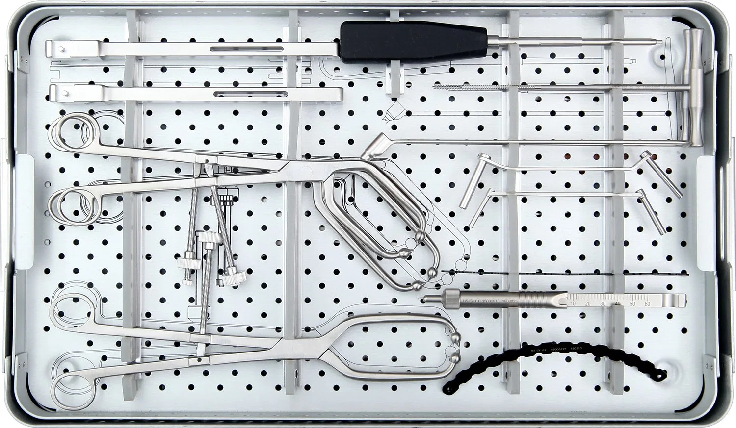 Matériel chirurgical orthopédique médical reconstruction d'implant d'outils de plaque osseuse