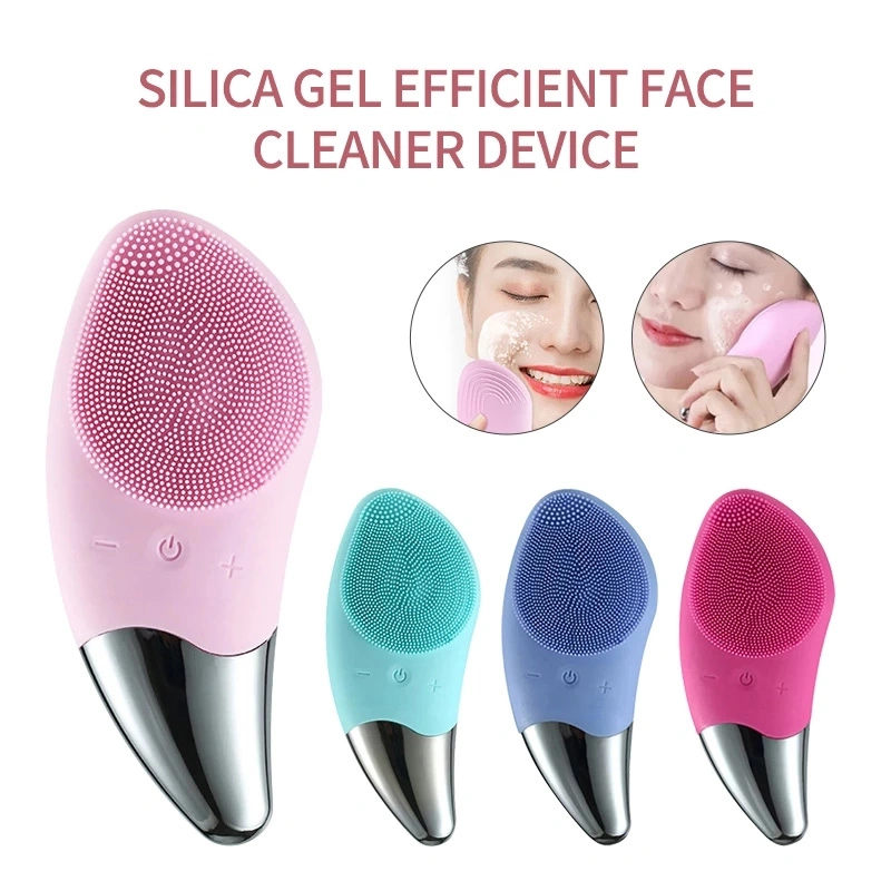 Wasserdichte Bürste Gesichtsreiniger Haut Silikon Scrubber Care Beauty Device