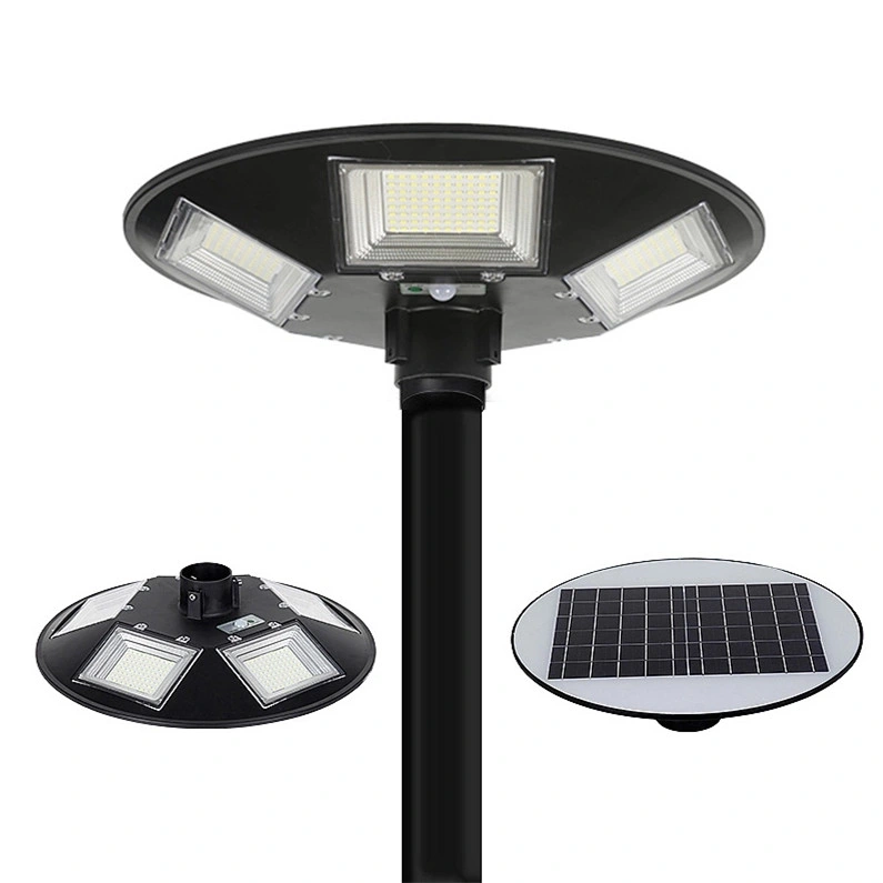 Fornecedor de fábrica brilhante impermeável IP65 Sensor de Radar de Chip SMD 300W 400W 500W Solar Iluminação Paisagística exterior tudo em um jardim Luz Solar de LED