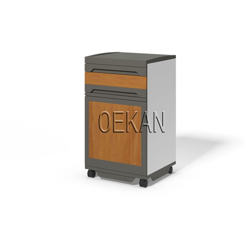 Hospital Bedside Medical Cabinet Bedside File Cabinet with Wheels