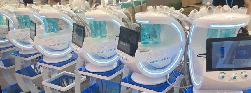 H2O2 H2Hydro Skin Care System 7 in 1 Facials Hydra علاج البشرة بالفقّاعة الصغيرة إزالة الجمال علاج البشرة ببشرة البشرة الحيوية العلاج المائي الأصغر