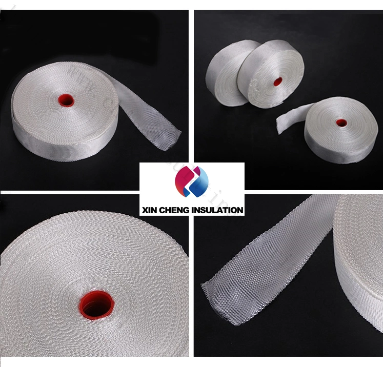 Electrical Insulation Winding White Non-Alkali Fiberglass Woven Type Binding Tape