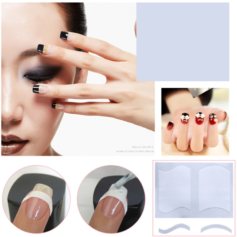 French Manicure DIY Nail Art Tips Guides Stickers Stencil Strip Beauty Nail Tools Decoration