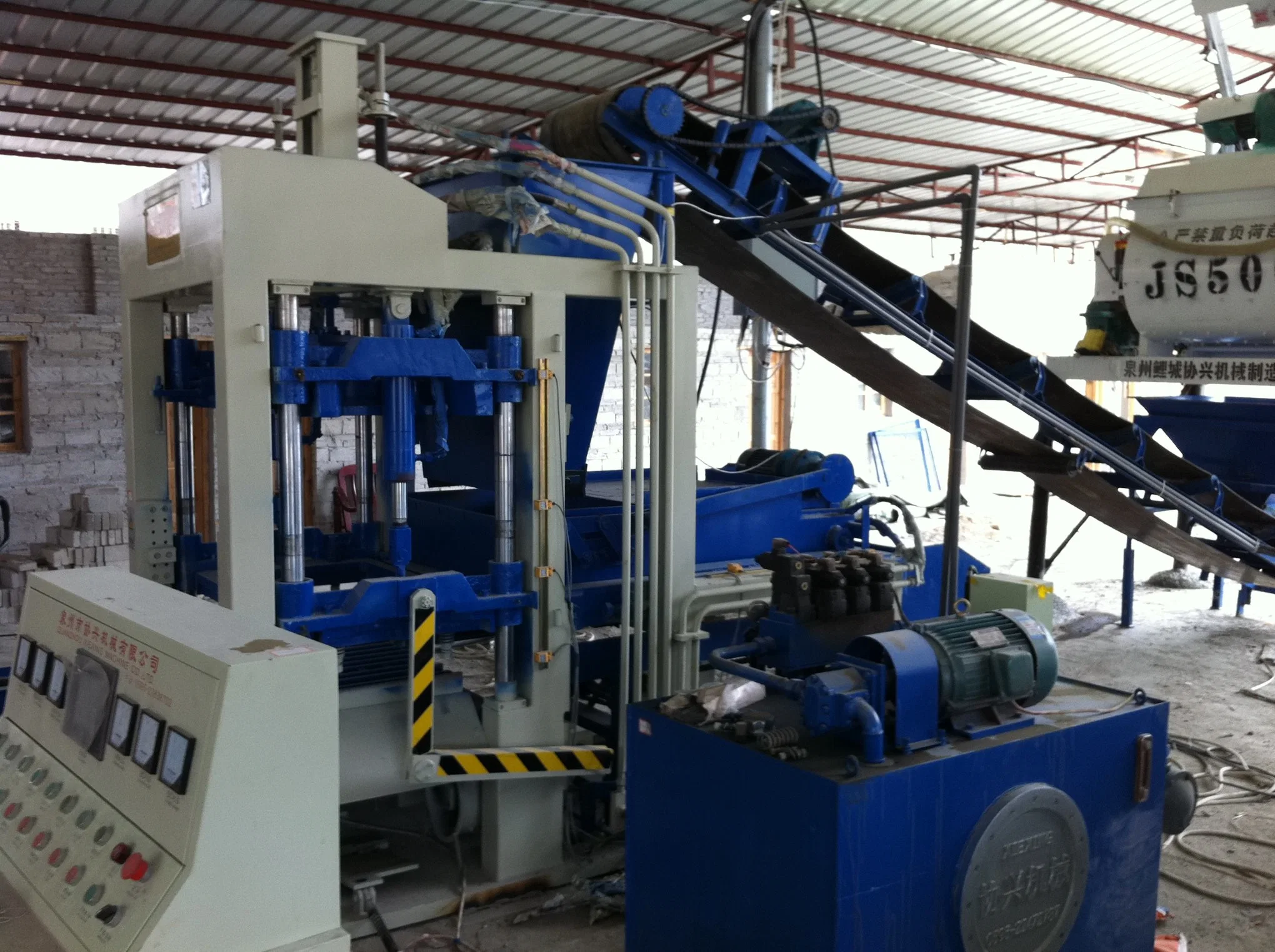 Fully Automatic Cement Hollow Brick Making Machine/Concrete Block Machine