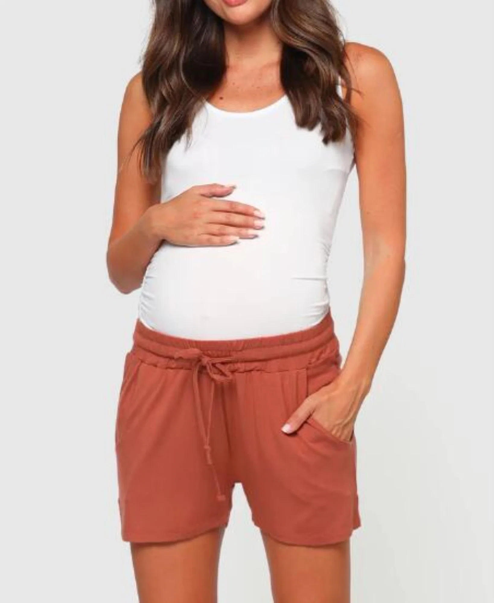 Bamboo Maternity & Postpartum Lounge Shorts