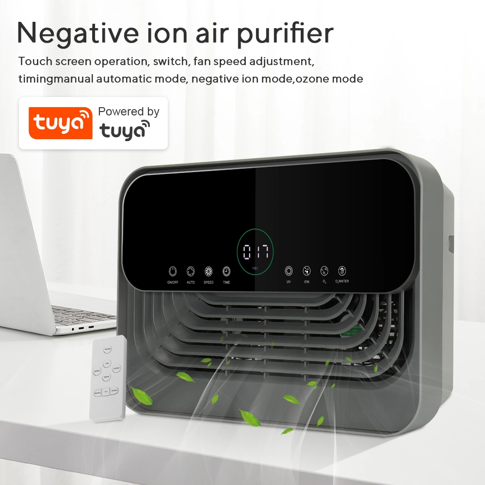 HEPA and Active Carbon UVC Desktop Air Purifier