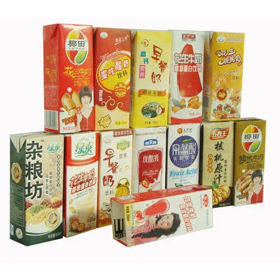 8 Colors Printing Aseptic Packaging for Liquid/Milk/Drinking