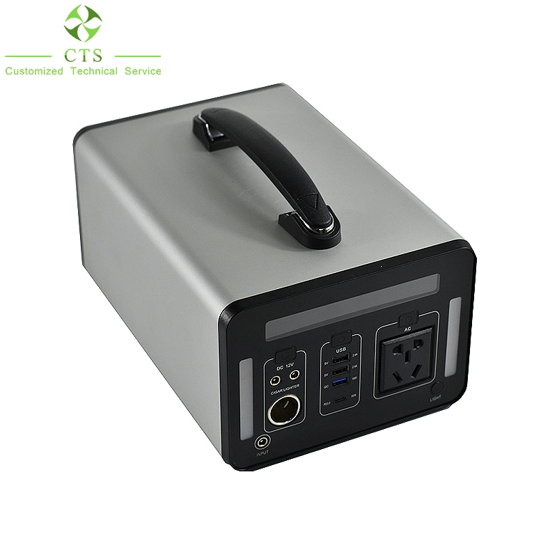 Batería DC de la estación de alimentación portátil 1000W 110V 220V LiFePO4 AC USB para Home Camping coches Jump