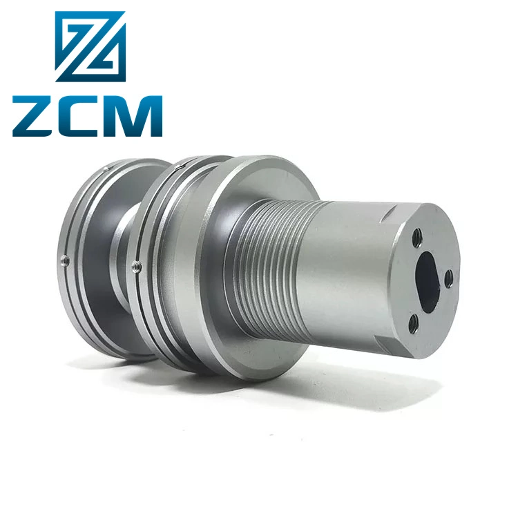 Shenzhen Batch Production Custom Manufactured Metal Precision Grey Anodized Aluminum Alloy Joints Connector Ship/Boat/Vessel Steering Gear Engine Parts