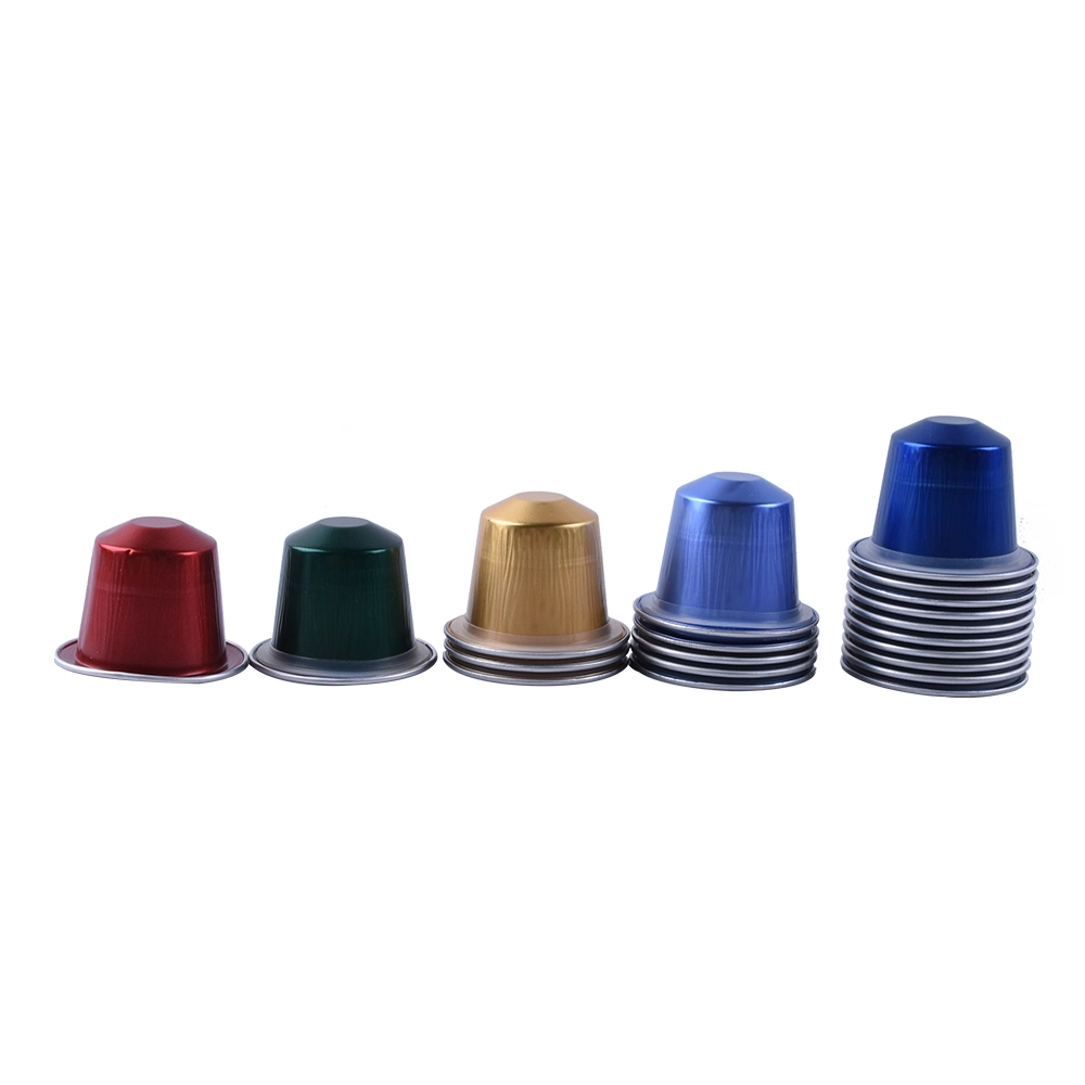 Disposable Aluminum Hot Selling Nespresso 15ml Coffee Capsule with Lids