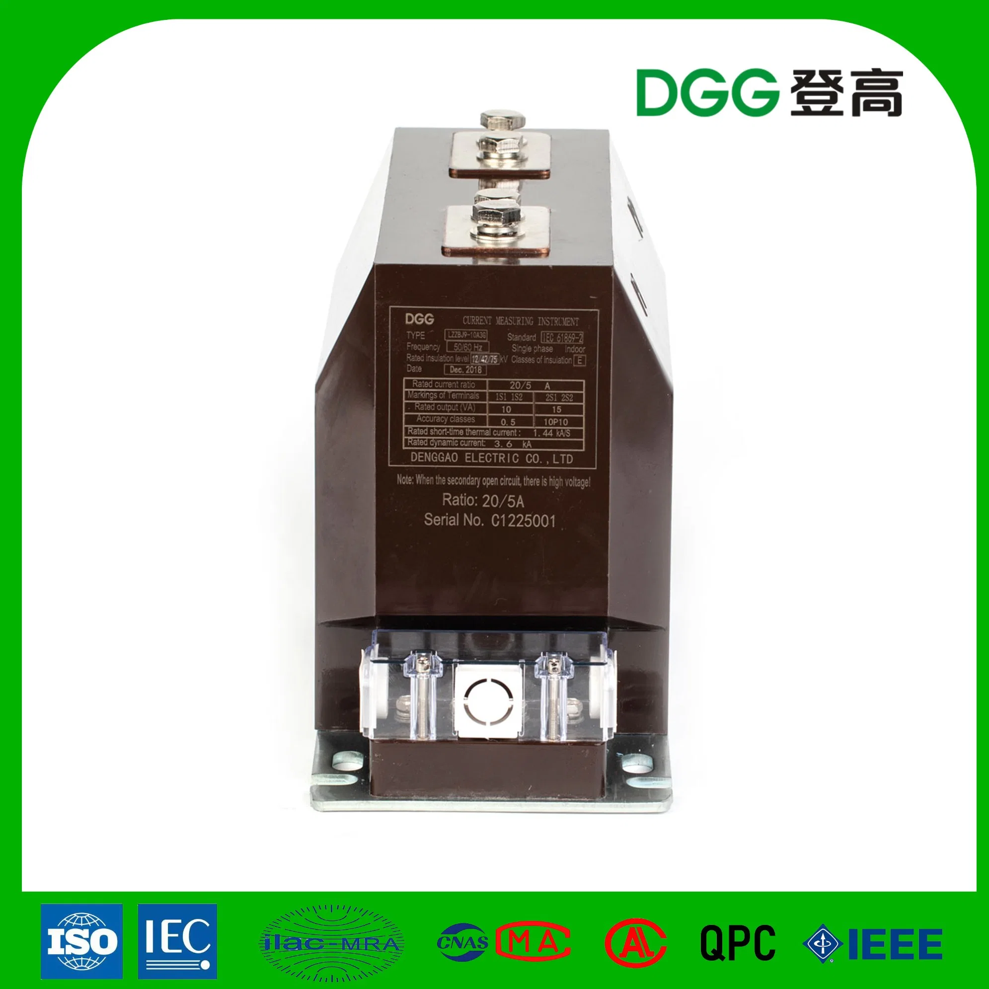 12kv Outdoor Epoxy Resin Casting Instrument Transformer