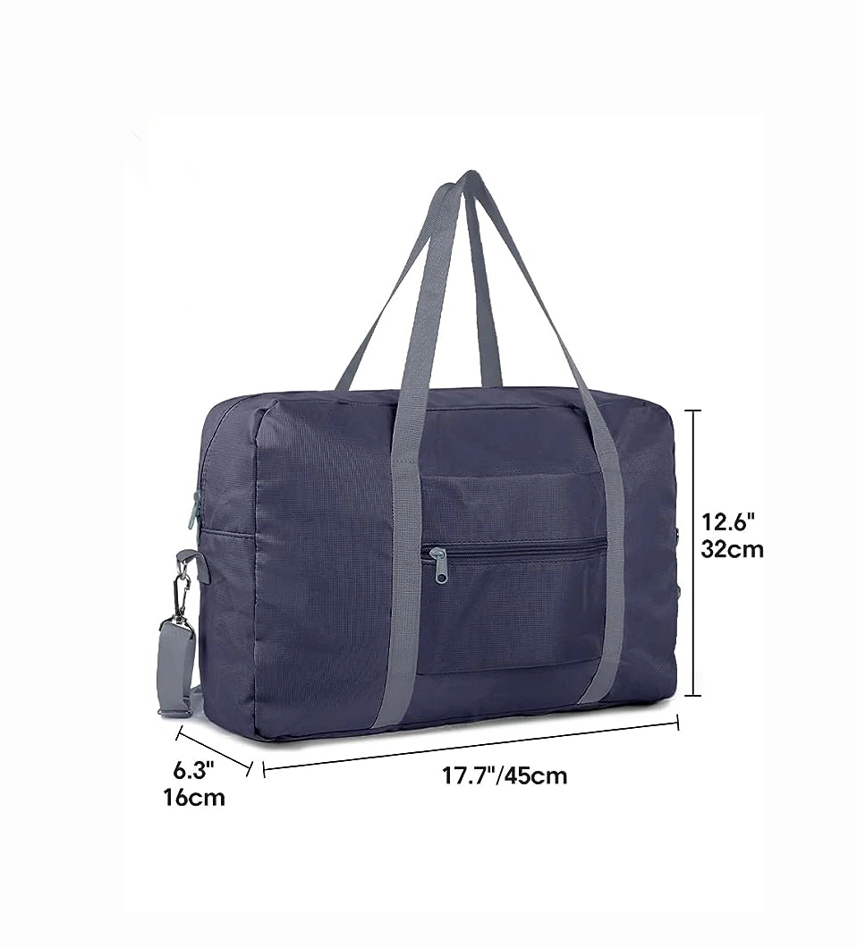 Bolsa de deporte de viaje plegable de nylon impermeable Bolsa de transporte llevar equipaje Sport Bolsa de deporte funcional de gran capacidad Muti