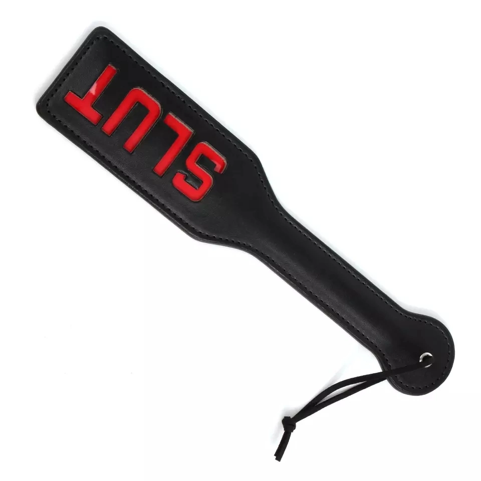 Bdsm Letters Hollow out Leather Spanking Paddle Clap Slave Ass Hand-Patted Cosplay Bondage Slave Game Paddles