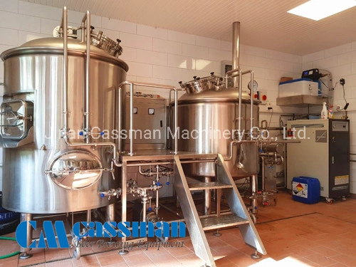 Cassman 1000L Stainless Steel Biere Brewery Equipment for Brasserie