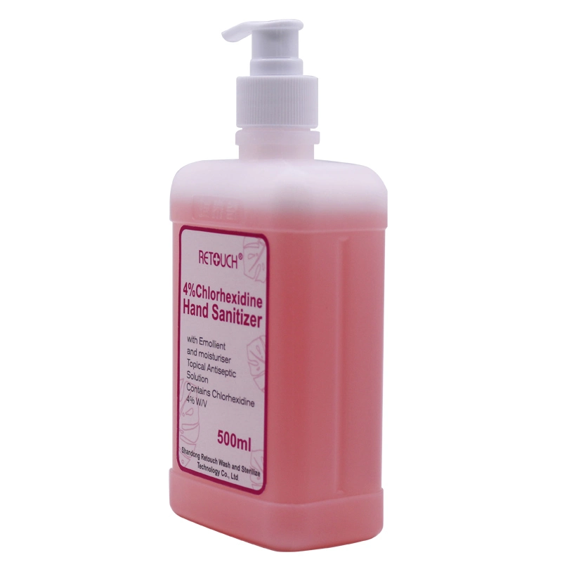 500ml 4% Chlorhexidine Solution Surgical Scrub Hand Antiseptic with Hosptail Hand Sanitizer