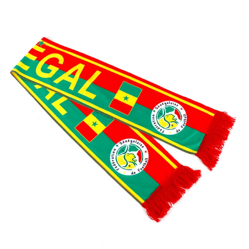 Wholesale/Supplier Custom Knitted Acrylic Club Sports Football Soccer Scarf