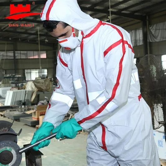 Hazmat Suit Protects Disposable Hospital Safety Full Body Chemical Protection Isolation Clothing