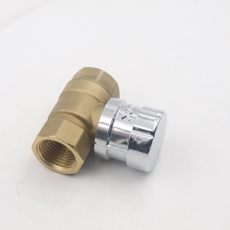 Pn25 Female NPT Thread DN15 Forged Brass Lockable Ball Valve