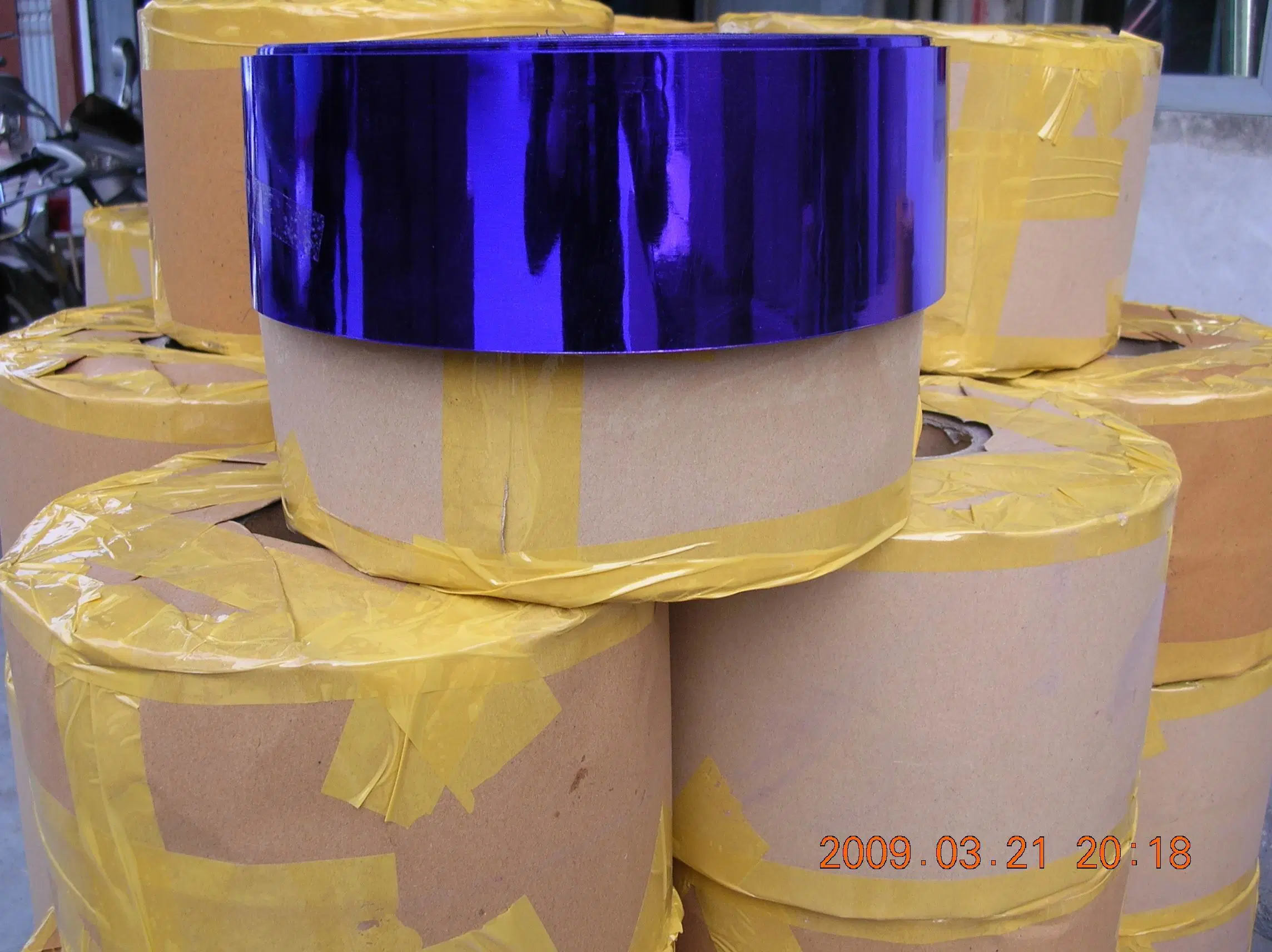 100micron-190micron PVC Metallized Foil for Glitter Powder/Sequins