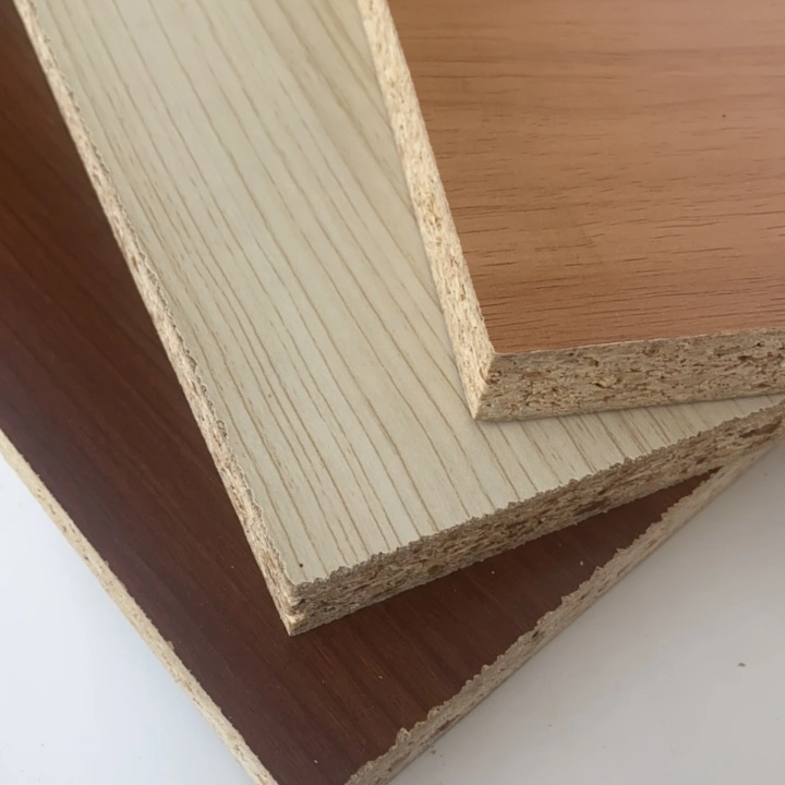 Cheapest From Factory E1 Grade Melamine Particle Board MFC Board 18mm for Furniture and Cabinet