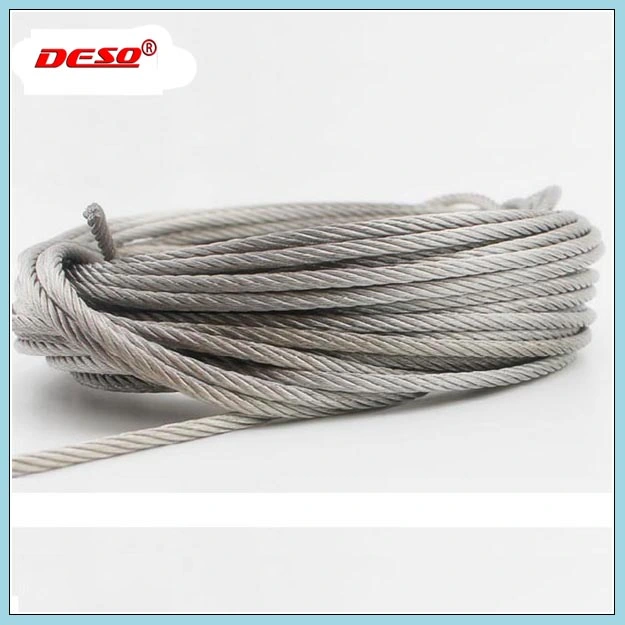 Multi-Layer Carbon or Stainless Steel Wire Rope for Lifting / Steel Cable