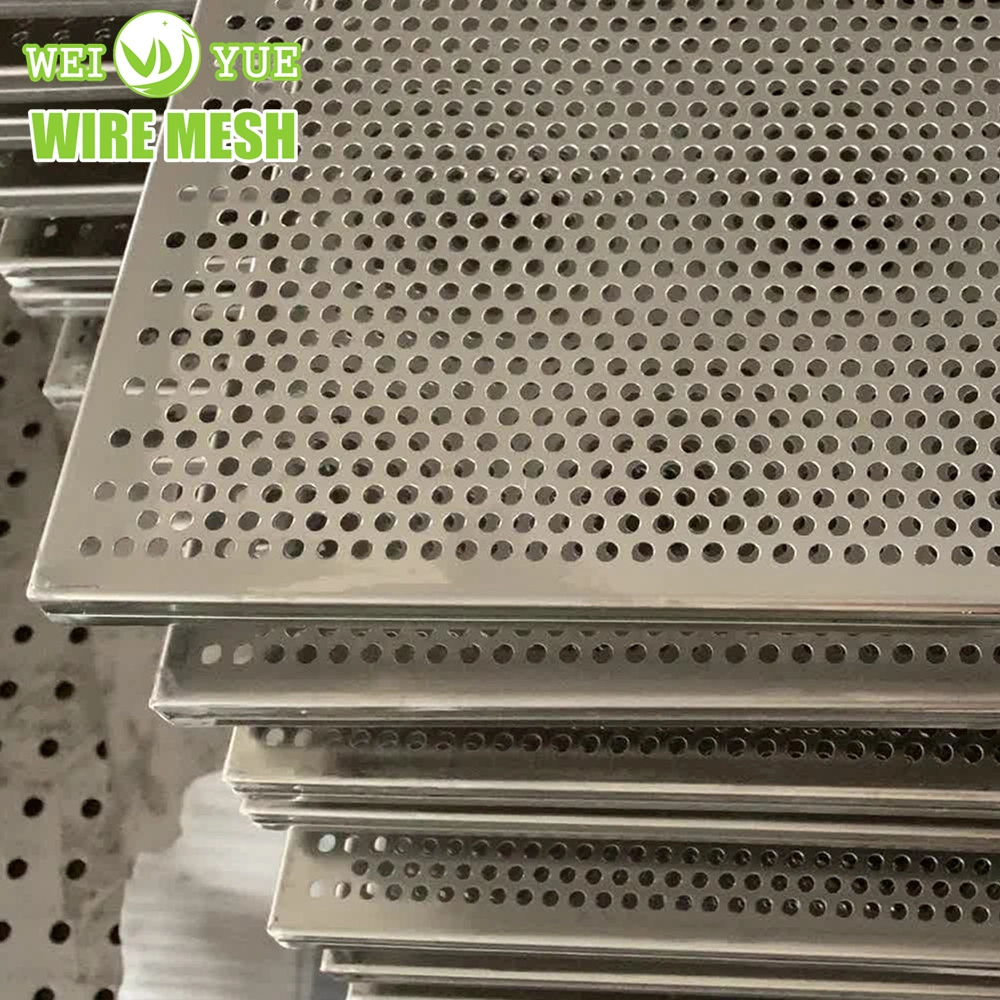 1.8mm Thickness Stainless Steel SUS304L Perforated Metal Mesh Screen for Gas Purifiers