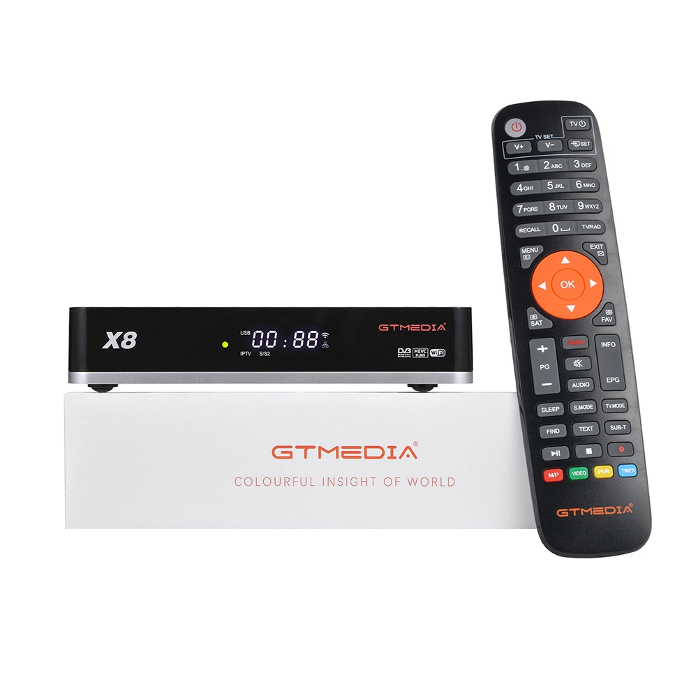 DVB S2X Gtmedia X8 FTA Hevc 10 Bit Decoder Satellite Receiver