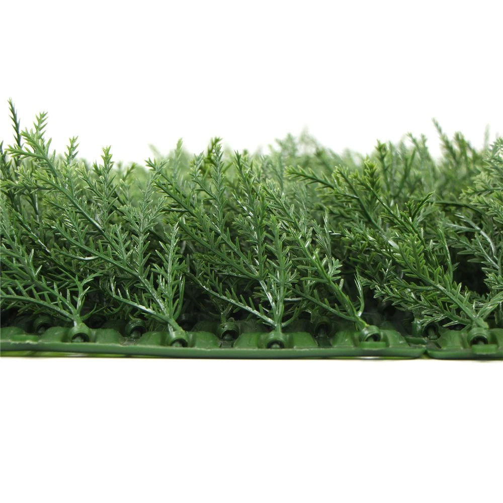 High Simulation Wholesale/Supplier Green Wall Artificial Boxwood Panel Hedge for Garden Hotel Restaurant Decoration