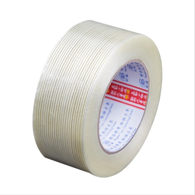 Cheap Price Free Sample Self Adhesive Glassfiber Mesh Tape Cross Weave Filament Tape for Duct Repair