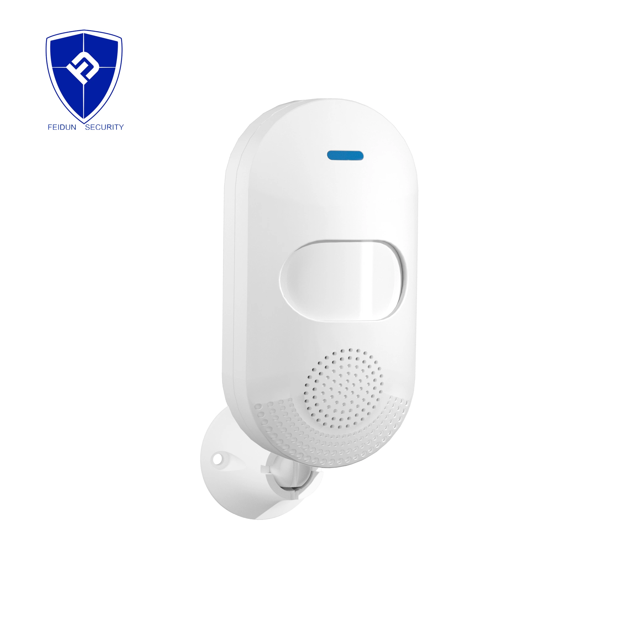 أبيض اللون البطارية نوع C Motion Sound Alarm Home Burglar نظام إنذار الأمان