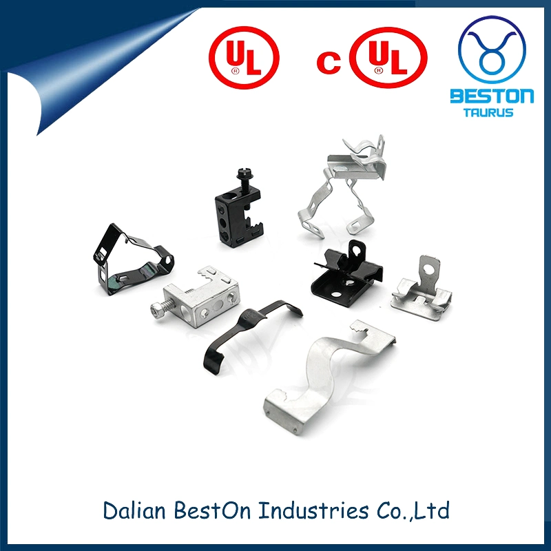 Dalian Beston OEM Customized Bottom Mount Stud Hammer-on Flange Clip China Fits Most Beams 14mm to 20mm Flange Thickness Hammer-on Beam Clamps Factory