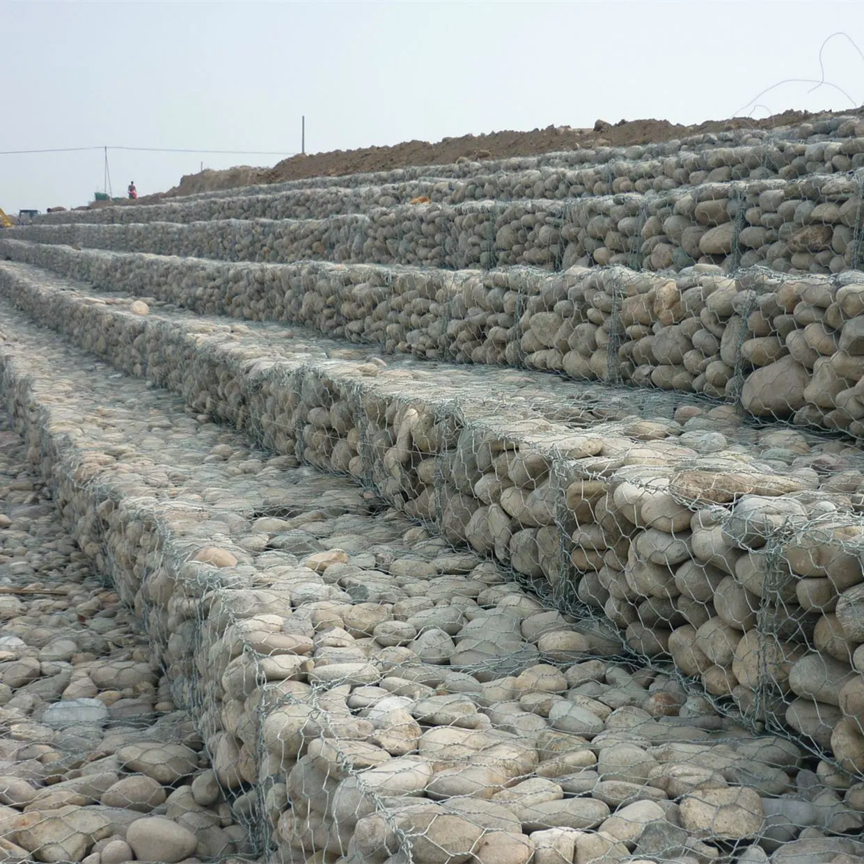 Ventes chaud 2X1X1M BOÎTE DE GABIONS lourd