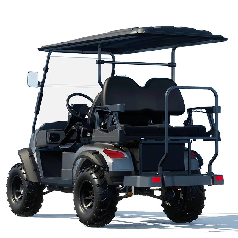 48/72V Exclsuive estilo Aerfa Moda moderna 2023 marca novo Design Carro elétrico do clube do barramento do passeio de 4 lugares do golf da bateria de lítio Carrinho de Caça com buggy com DOT