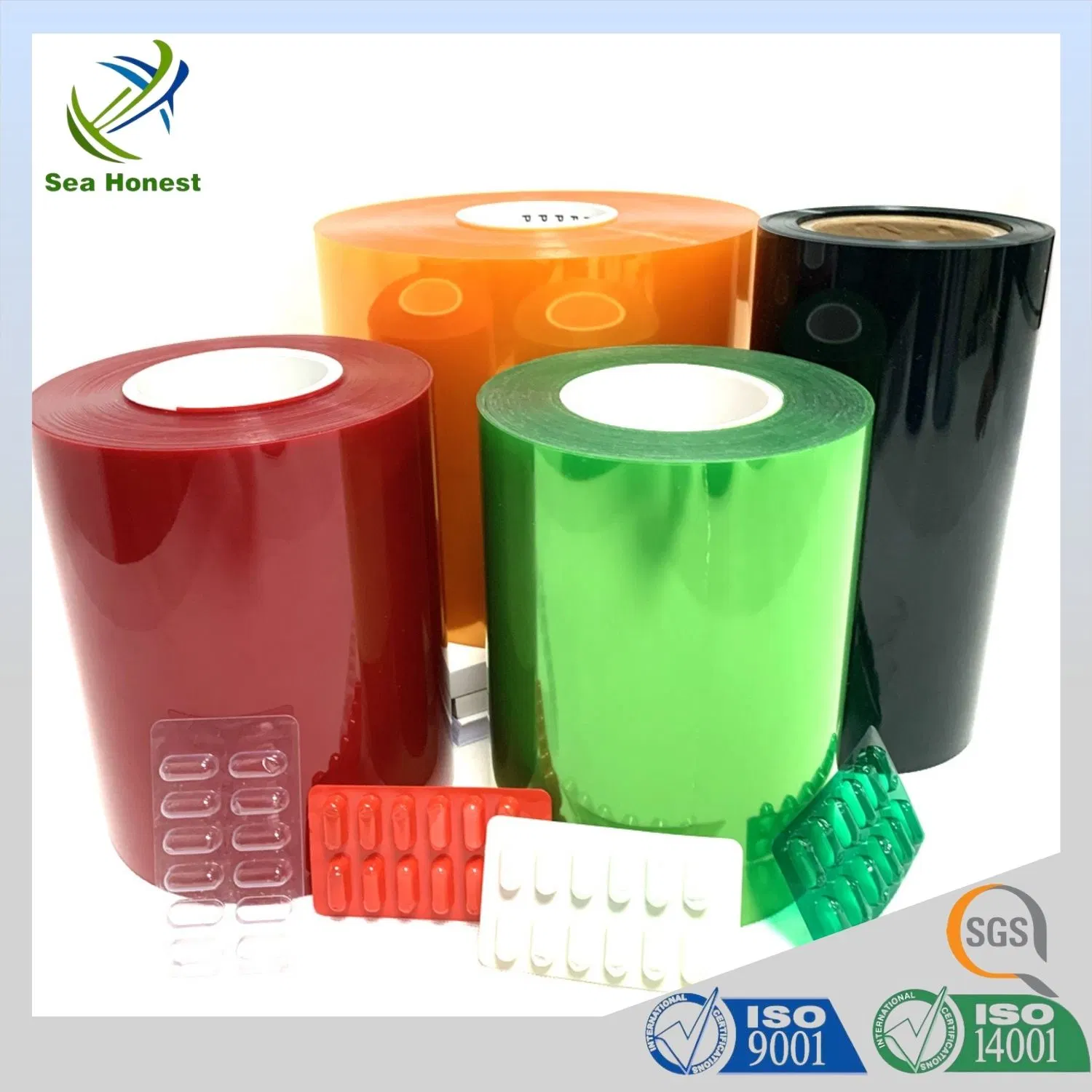 Clear PVC PVDC Coated Plastic Packaging Film for Pharma Pack