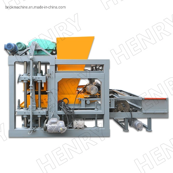 Henry Qt4-25 Automatic Block Making Machine Double T Paver Machine Production Line