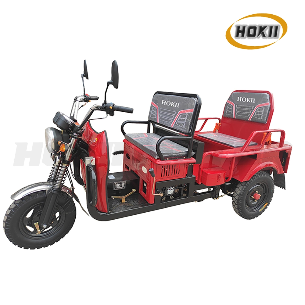 Good Quality Electri Rickshaw 2023 Manufacturer New Design Cheap Price Gasoline Cargo Tricycle Three Wheeler Trike for Sale
