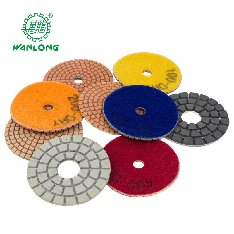 Wet Stone Polishing Pads-Resin Wet/Dry Polishing Pads for Stone Surface