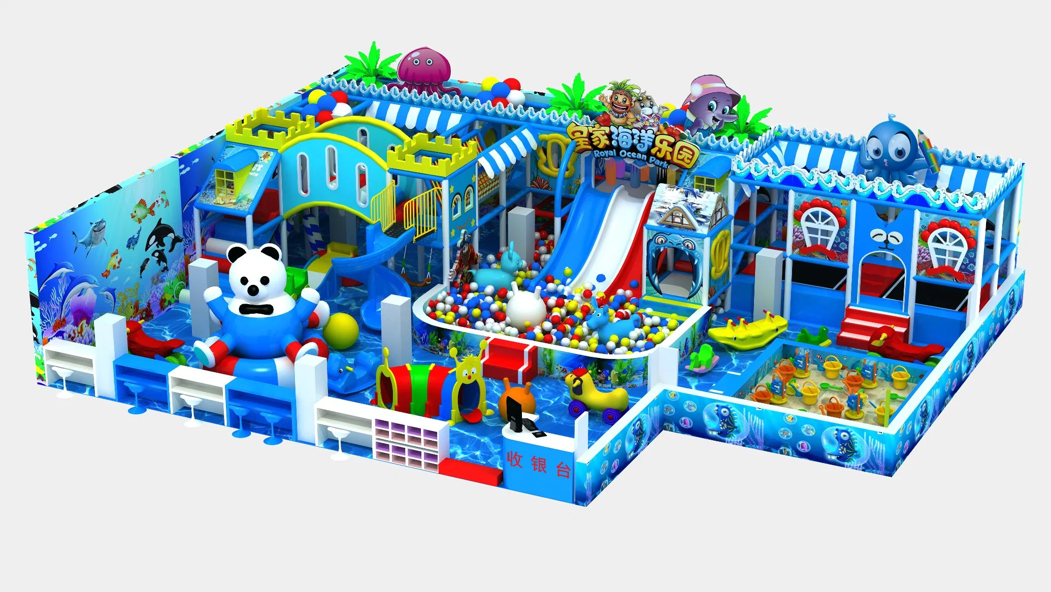 Tqb014 Indoor Naughty Castle Children Indoor Playground Equipment for Amusement