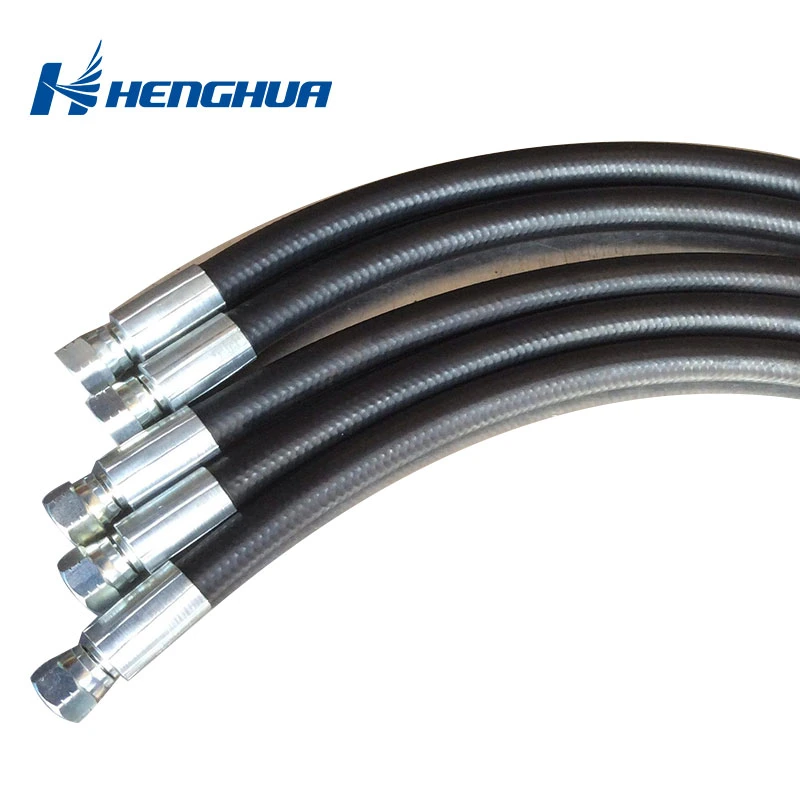 Hydraulic Rubber Hose for Heavy Machinery Like Dozer Wheel Loader Motor Grader Farming Tractors Excavator High Press Rubber Hose