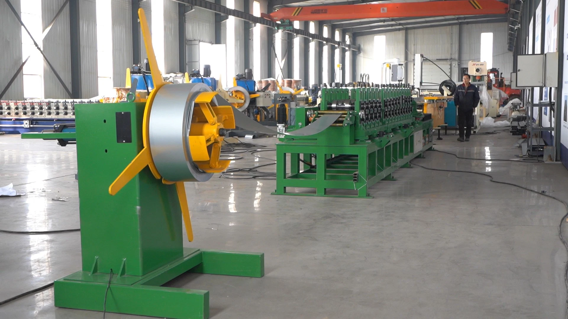 Building Material C U Channel Stud and Track Drywall Ceiling System Making Machinery Main Tee Cross Tee Roll Forming Machine Steel Frame Processing Equipment